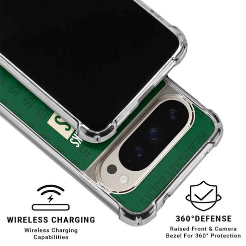 NBA Milwaukee Bucks 2021 Champions Pixel 9/9 Pro Clear Case